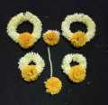 Bridal Artificial Flower  jewellery set. 