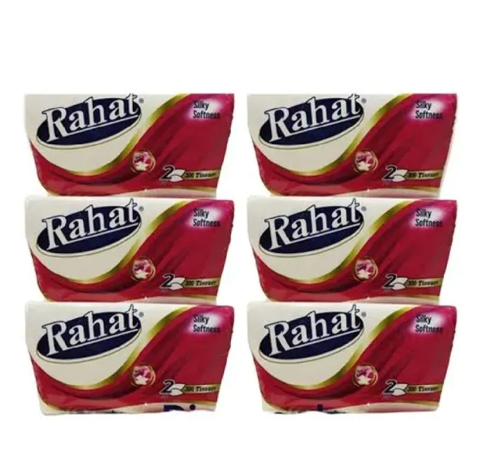 Rahat%20Facial%20Tissue%20Paper%20Pack%20of%206%20%7C%20Silky%20Softness%202%20Ply%20300%20Sheets%20Each%20%7C%20Premium%20Quality%20-%20Image%204
