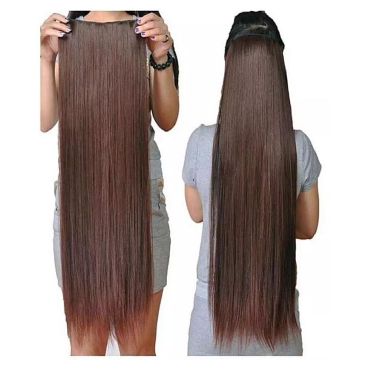 Hair Extension Brown - Dark Brown- 27Inch