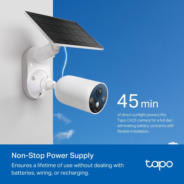TP-Link%20Wi-Fi%20Camera%20Tapo%20C425%20KIT%20Solar-Powered%20Security%20Camera%20Kit%20-%2018%20Months%20Brand%20Warranty%20-%20Image%206