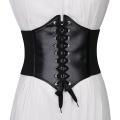 Corset Wide Belts Pu Leather Slimming Body Belts For Women Elastic Waist Belts Cologo. 