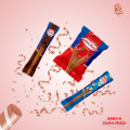 BONY-O Wafers Master Roll 80g (Chocolate,Strawberry,Vanilla). 