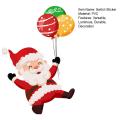 Bright Vibrant Switch Decal Festive Santa Claus Luminous Wall Decal Perfect Christmas Switch Sticker for Home Decoration Southeast Asian Buyers' Favorite Switch Sticker Santa Claus. 