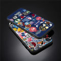 【EmotionaE】Logo N-NBA Basketball Team Phone Case For Apple iPhone 15 14 13 12 11 XS Mini Pro Max 8 7 6S 6 XR X Plus TPU Black Soft Cover. 
