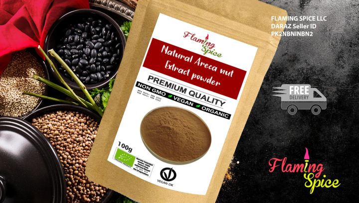 Natural Areca nut Extract Powder 100g | Daraz.pk