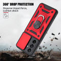 Samung S 24 FE S24FE Case Push Pull Camera Protection Cover For Samsung Galaxy S24 FE 5G Magnetic Holder Ring Shockproof Coque. 