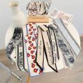 Parsimonious Twilly Scarf 91-104# Ladies' Twilly Ribbon Bag Tied Handle Bag Twilly Small Scarf 104 Colors 90*4cm WJ1033. 