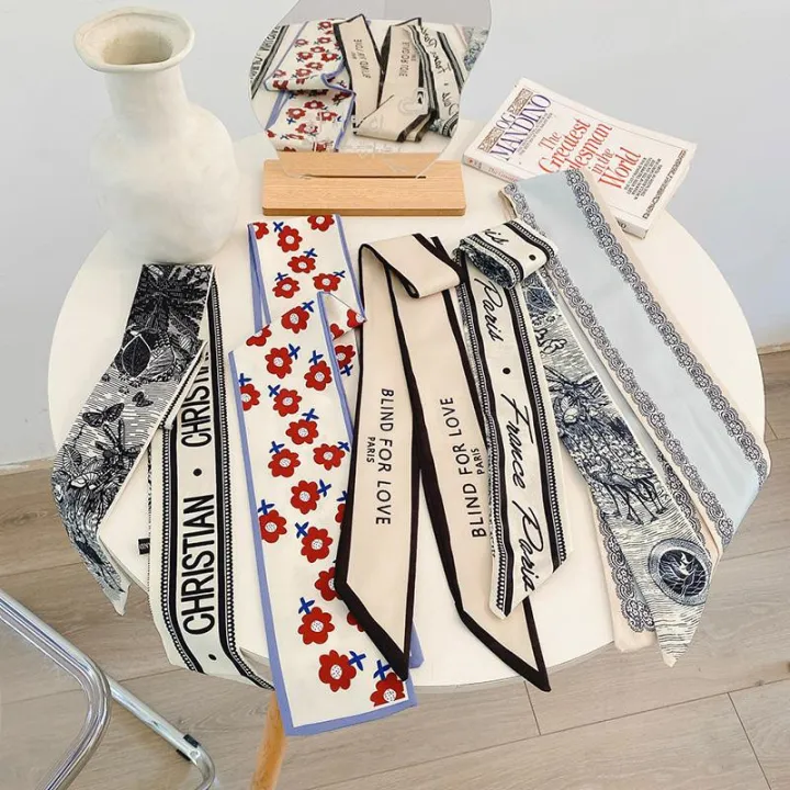 Parsimonious%20Twilly%20Scarf%2091-104#%20Ladies'%20Twilly%20Ribbon%20Bag%20Tied%20Handle%20Bag%20Twilly%20Small%20Scarf%20104%20Colors%2090*4cm%20WJ1033%20-%20Image%206