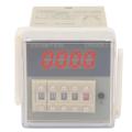 Nitrip Plastic O111ROM DH48J-8A Di tal LCD Electronic 8 Pin Counter Time Relay Time 0-999900. 