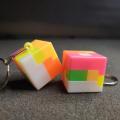6 Pieces Keychain Puzzle Cube Square and Round. 