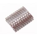 Stainless Steel Clothing Line Pegs Hooks Super Value Pack of 16. 