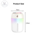 Vocoal Humidifier Air Humidifier Nano Diffuser Car Humidifier Ultrasonic Humidifier Cool Fine Mist Humidifier USB Humidifier With 7 Colors LED Lights for Home Office Car Yoga Spa. 