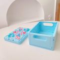 Sanrio Hello Kitty My Melody Kuromi Cinnamoroll Desktop Storage Box Foldable Stackable Cosmetic Organizer Girl's Desktop Storage. 