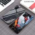 For OPPO A72 Back Cover Version Theme Case Tempered Glass Protection shockproof Cover for OPPO A72 case Transparent Circuit Board Design Full Coverage Phone cases. 