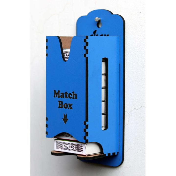 Kitchen Wall Accessories Match Box Storage Stand For Girls Kitchen