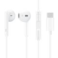 Handfree – Type c Handfree – Earphones – Android Handsfree - Stereo Sound Bass – Type c Handsfree With Mic – Original Handfree – Noise Cancellation - High Quality Earphones – White Handfree – Hi Power. 