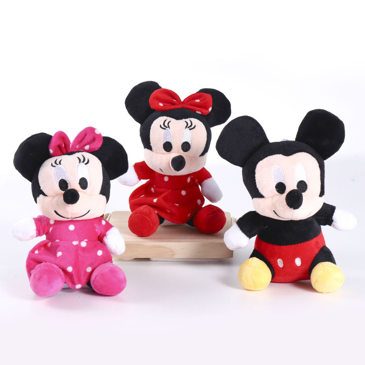 YueYangSport 18-20cm High Quality Stuffed Mickey Minnie Mouse Plush Toy Dolls Birthday Wedding Gifts For Kids Baby Children