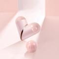 Eco-friendly Compact Fashion Contact Lenses Storage Box Plastic Contact Lenses Case Love Heart Shape for Women. 