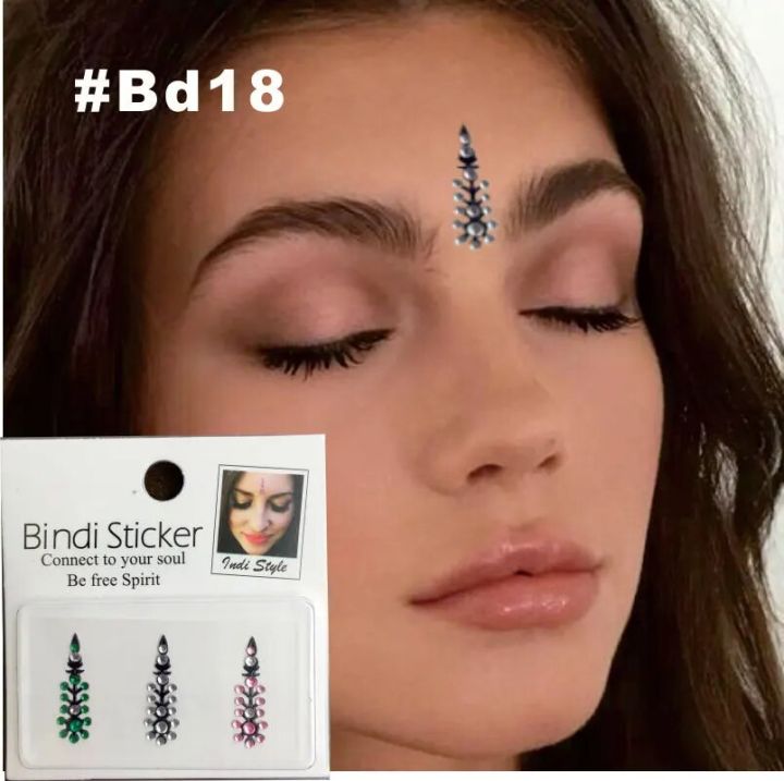 Temporary Rhinestone Bindi Easy Use Gem Sticker And Body Jewelry Tattoo