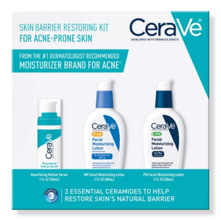 CeraVe Skin Barrier Restoring Kit for Acne Prone Skin