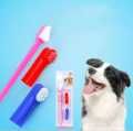 CAT & DOG - TOOTH BRUSH SET DUAL HEAD PET TEETH CLEANER. 