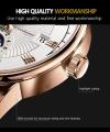 POSHI Top Luxury Men's Watches Casual Sport Waterproof Watch Men Fashion Leather Automatic Date Analog Quartz Clock Male. 