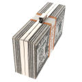 Dollar Clutch Purse for Women Rhinestone Evening Handbag Elegant Money Bag. 