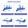 Remote Control Airplane With LED Lights RC Drone Plane EPP Foam RC Aircraft RC Jet Toys For Kids Begin - ZY-320 Stunt Flying Aircraft, EPP Foam Airplane. 