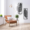 2 Pcs Wooden wall art | 3d wooden leaves Wall decor for home | 3D leaf abstract Wooden Wall Art & Home Décor Room & Wall Decor Wall Art Premium Quality 2 panels 6*15 inches self adhesive. 
