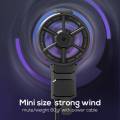 Universal PUBG Mobile Cooling Fan USB Mobile Cooler System Portable Gaming Cooling Fan Gamepad Holder Stand Phone Back Clip With Free Thumb Gloves. 