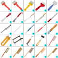 Beekeeping Multifunction Bee Tool Kit Stainless Steel Thumb Pin Type Honey Valve Shovel Hive Scraper Wood Brush Wasp Sweep. 