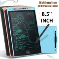 Kids LCD Writing Tablet 8.5 Inch Digital Drawing Board with Pen Clear Function Portable No Battery Required. 