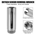 O2 Sensor Socket-Oxygen Sensor Socket Removal Tool with Side Wire Cutout 1/2” Inch Drive x 7/8” (22mm) fits All Vehicle O2 Removal and Installation Offset Oxygen Sensor Socket. 