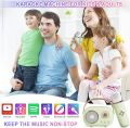 Mini Bluetooth Speaker with Wireless Microphone - Karaoke, TF Card, FM Play, Hi-Fi Bass, and Free Talk - Perfect Children's Birthday Gift. 