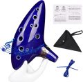 ZETONG Legend of Zelda Ocarina 12 Hole Alto C with Textbook and Protective Bag, Perfect for Beginners and Professional Performance. 