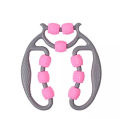 l U Shape Trigger Point Massage Roller Arm Leg Neck Muscle Tissue Fitness Gym Yoga Pilates Sports 8 Wheels. 