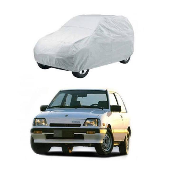 Suzuki Khyber Car Top Cover Silver Coated - Water and Dust Proof - Grey Color