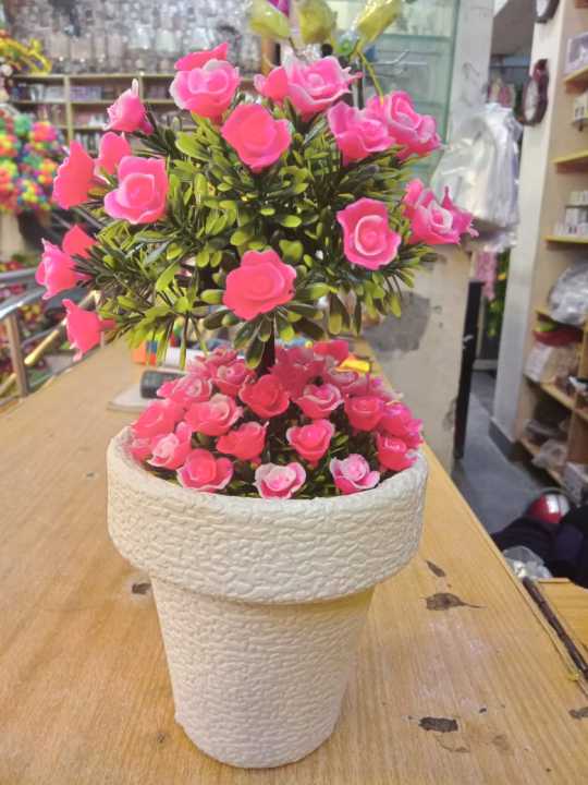 Large size Artificial Flowers plant with pot For Home Decoration Living