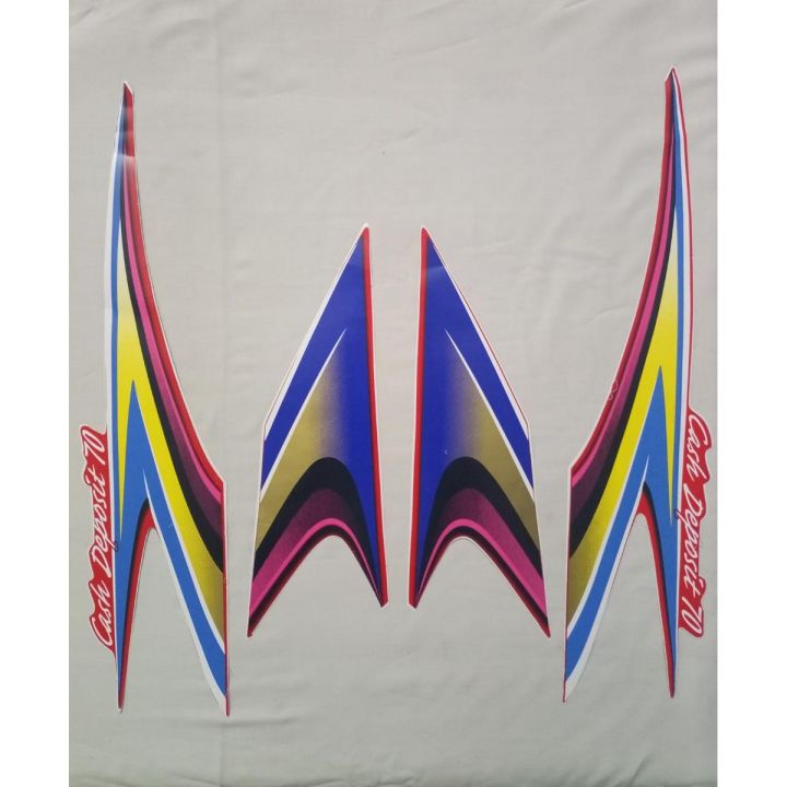 Tanki Tapa Sticker 2010 Model Honda 70  ( COMPLETE SET )
