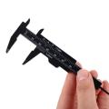 Portable 80mm Plastic Eyebrow Measuring Vernier Caliper Tattoo Microblading Caliper Ruler Permanent Makeup Measurement Tools. 