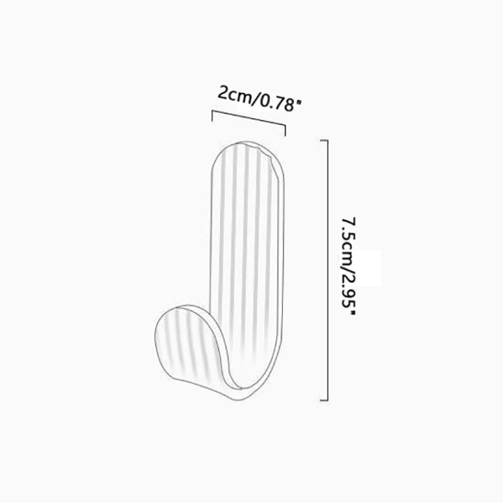 5PCS%20Acrylic%20Tranparent%20Multifunction%20Wall%20Hook%20Key%20Cloth%20Organizer%20Hanger%20Bathroom%20Robe%20Towel%20Rack%20Kitchen%20Hardware%20Hooks%20Adorelove%20-%20Image%202