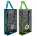 Plastic Shopping Bag Storage Basket Kitchen Organizer Reusable Grocery and Garbage Bag Holder. 