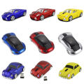 2.4G Wireless Car Mouse Lamborghini/Beetle/Porsche/Ferrari Race Car Shaped Mouse Optical Mouse for PC Desktop Laptop. 