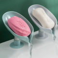 2 pcs newstyle Leaf Shape Soap Box Drain Soap Holder Box Bathroom Shower Soap Holder Dish Storage Plate Tray Bathroom Supplies Bathroom Gadgets | Saban dani, soap container | Hydraulic Suction Sink Soap Tray (Mix/Random color). 