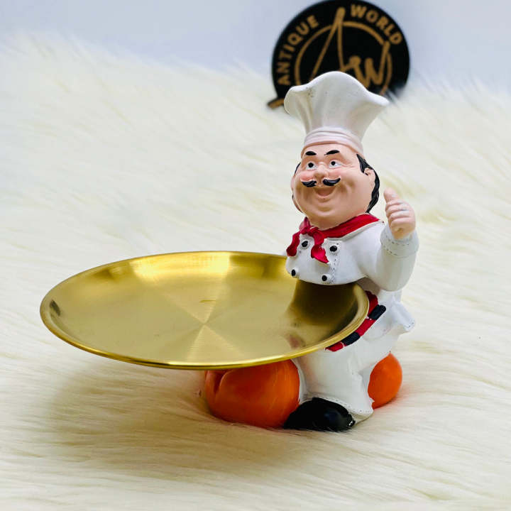 Creative kitchen Chef Character Storage Decor