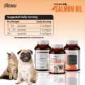 Remu - Premium Salmon OIl  - Soft Gel Capsule - For Cat and Dogs - 120 Capsule. 