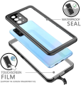 Redpepper Waterproof Case for Samsung Galaxy S20 Plus  Galaxy S20 plus Waterproof Case with Built in Screen Protector Case black. 