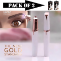 Pack Of 2 Electric Eyebrow Trimmers Mini Eye Brow Shavers Portable Epilators Facial Hair Removers For Women. 
