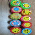 Cartoon Smiley Face Stamp Self-Ink Appreciation Stamps Art # SS - SF Stamp - Toy - 0002. 