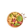 Mixed Dehydrated Fruits 250 Grams Pack - Dried Pineapple Slices Dried Kiwi Slices Dried  Mango Slices. 
